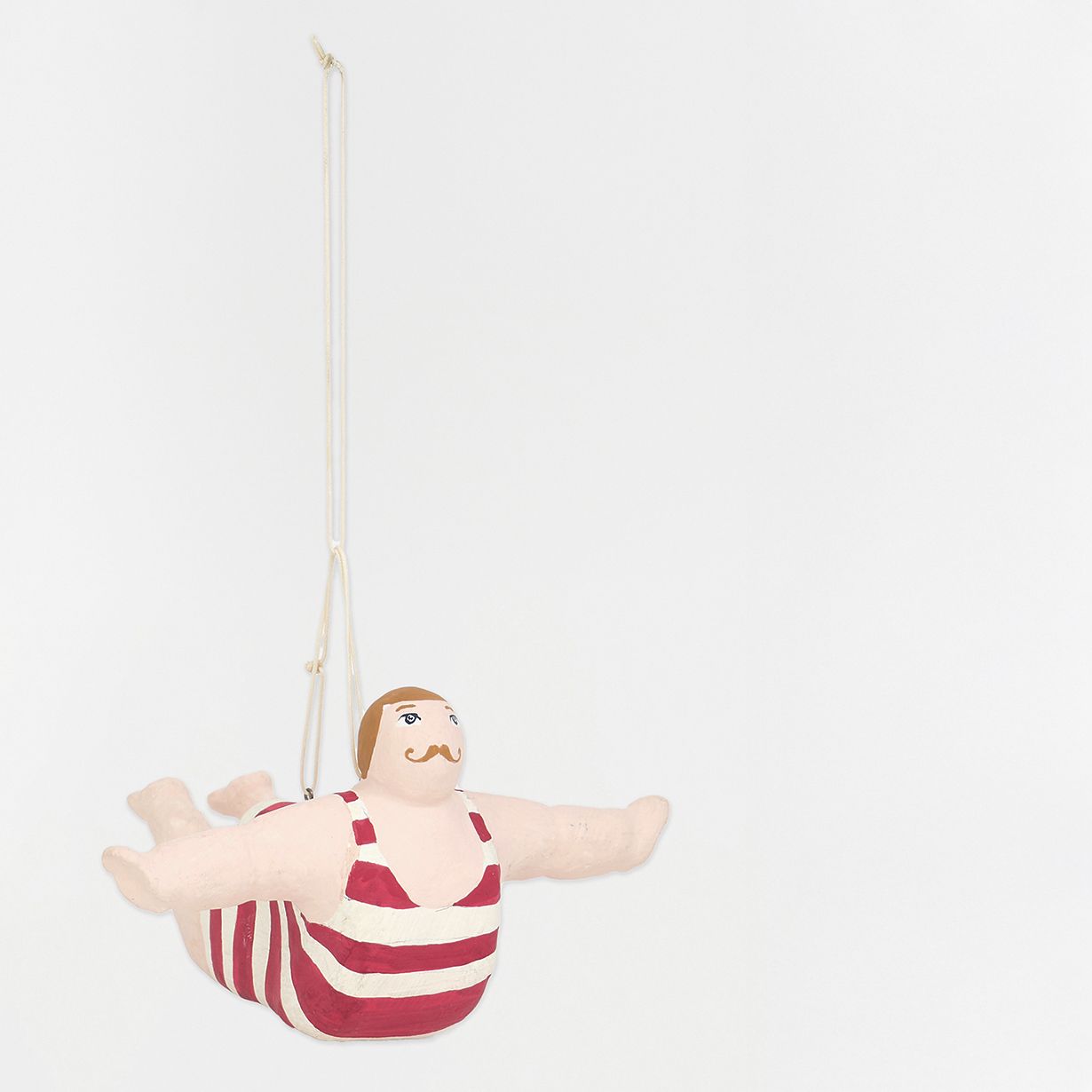 PAPIER MACHE LITTLE HANGING DIVER STRIPE 【BATELA】
