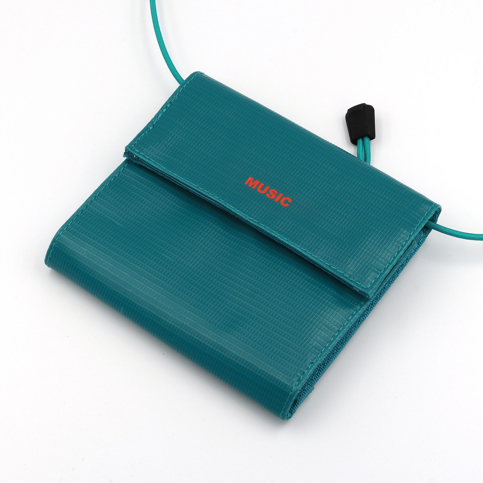 「MUSI Wallet」ショルダーウォレットL エメラルド
