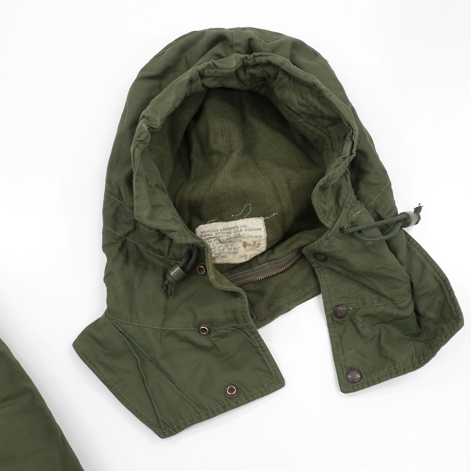 「カナダ軍 ECWコンバットパーカー フルセット」ユーズド カナダ 1980-90s