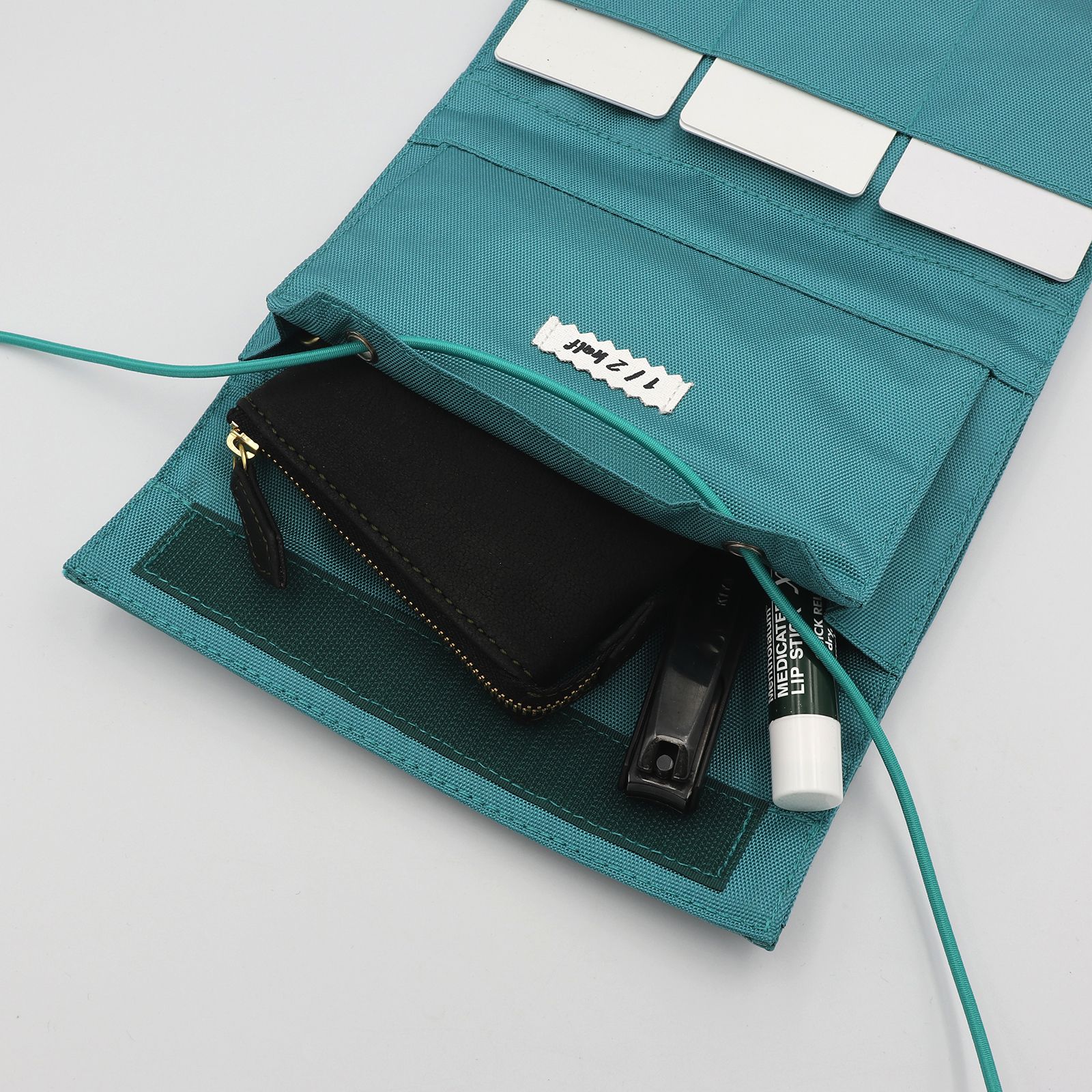 「FLY Long Wallet」ショルダーウォレットXL エメラルド