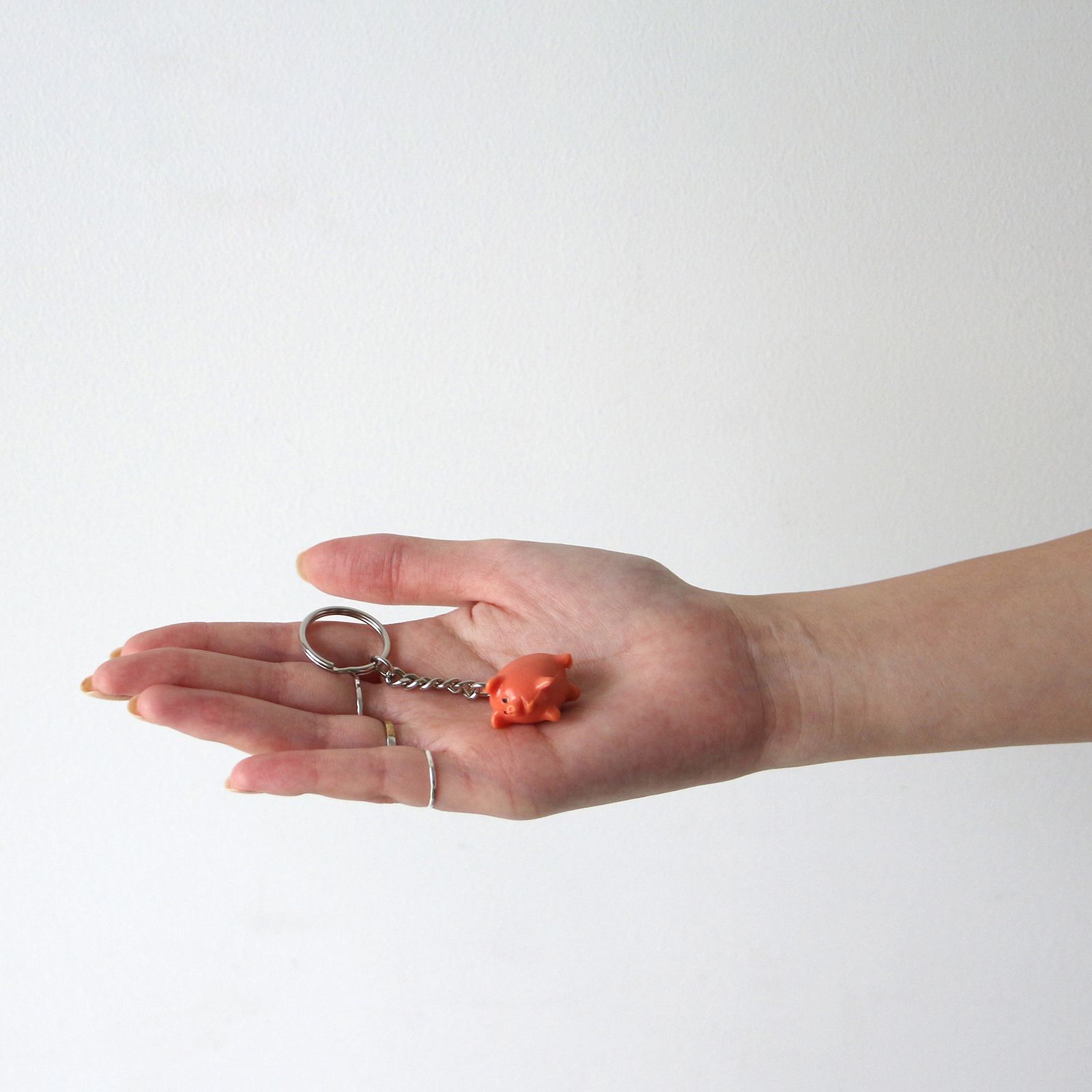 「ALFRED FISCHER KEY RING」pig ドイツ