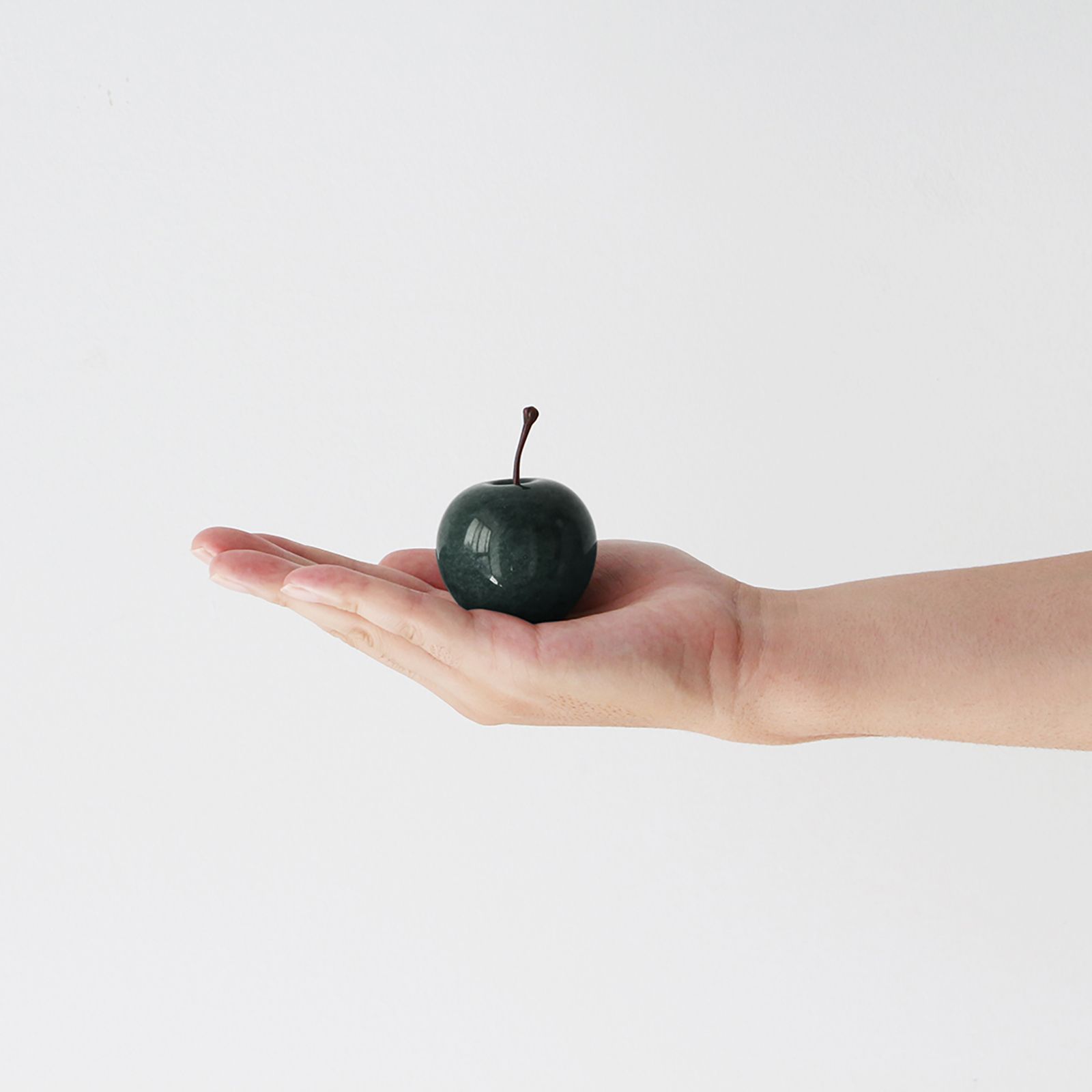 「Marble Apple Small」Jade Green