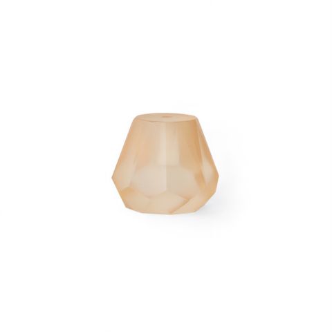 「CRYSTAL INCENSE HOLDER」Frost Gold