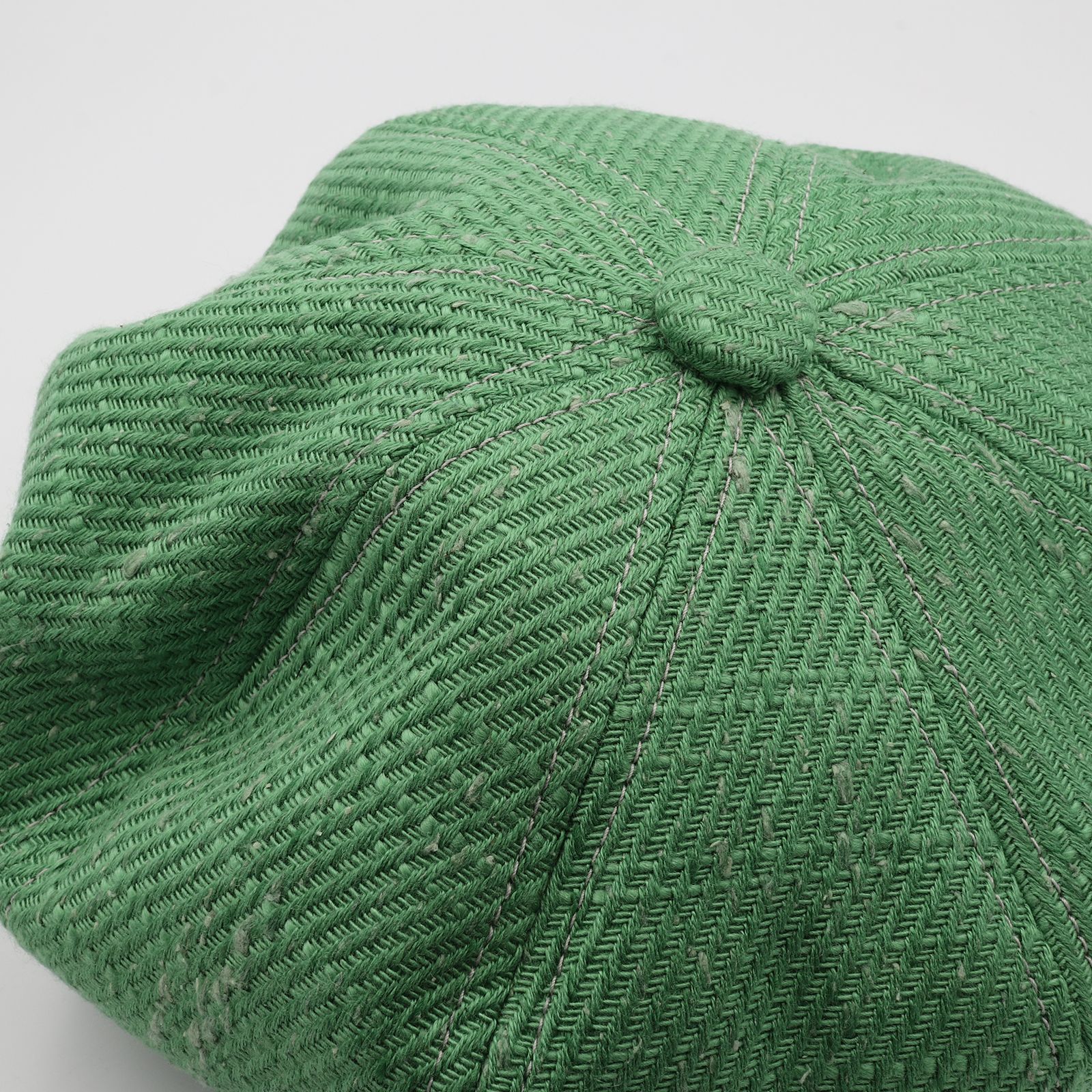 【送料無料対象外】8枚はぎのキャスケット グリーン