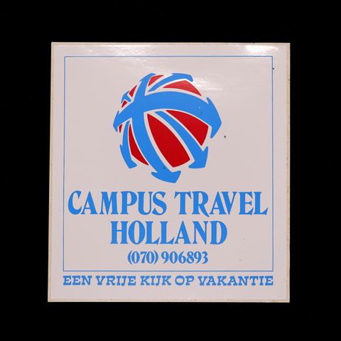 CAMPUS TRAVEL HOLLAND ヴィンテージステッカー オランダ