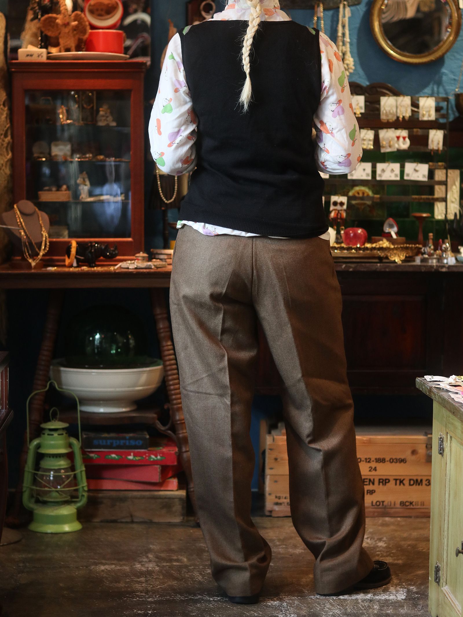 「BRITISH ARMY ALL RANKS No.2 DRESS WOOL TROUSERS」ユーズド イギリス 1990-2000s