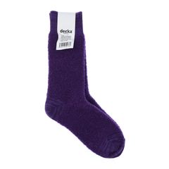 Baby Alpaca & Merino Wool Socks パープル 靴下