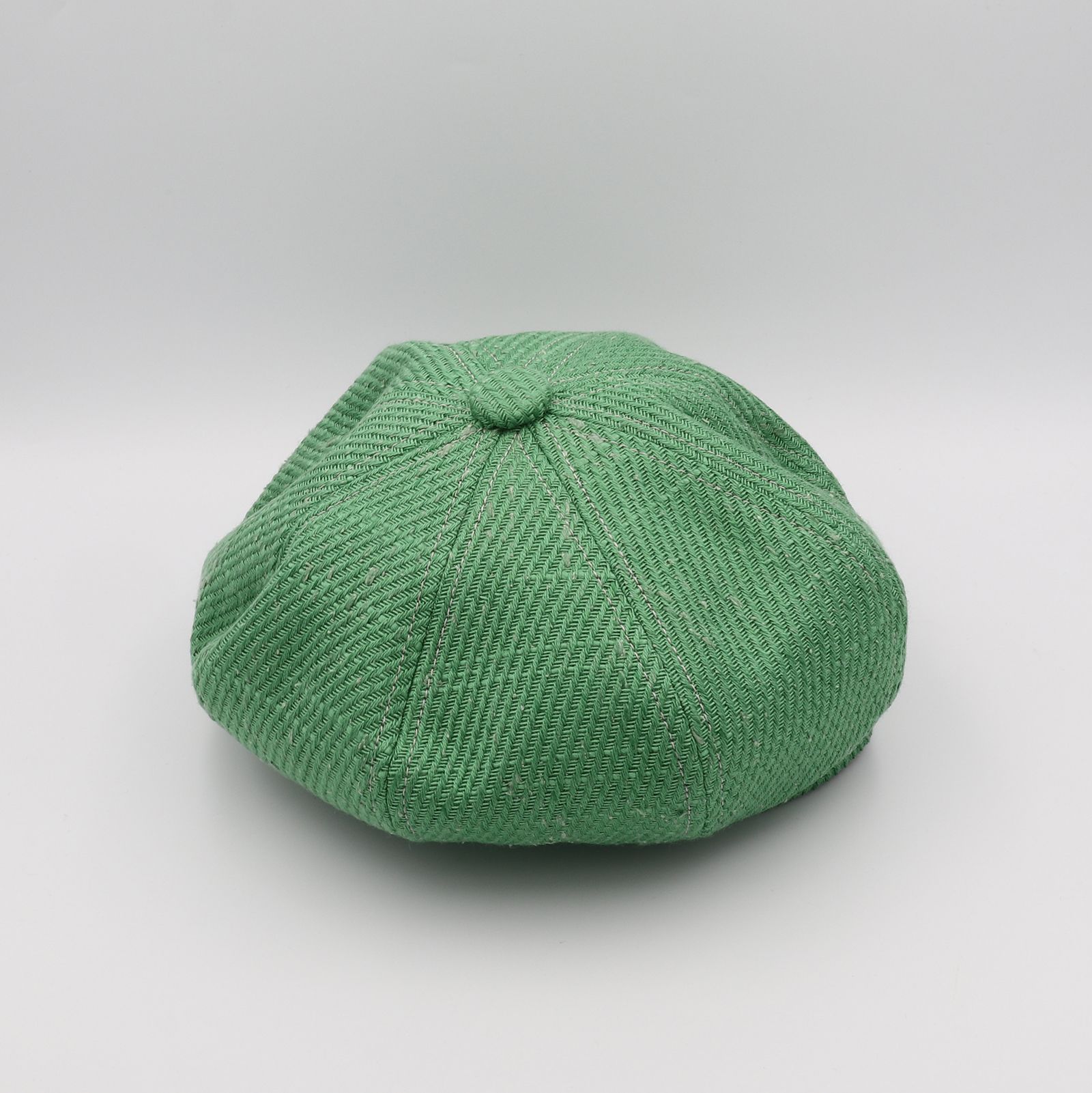 【送料無料対象外】8枚はぎのキャスケット グリーン