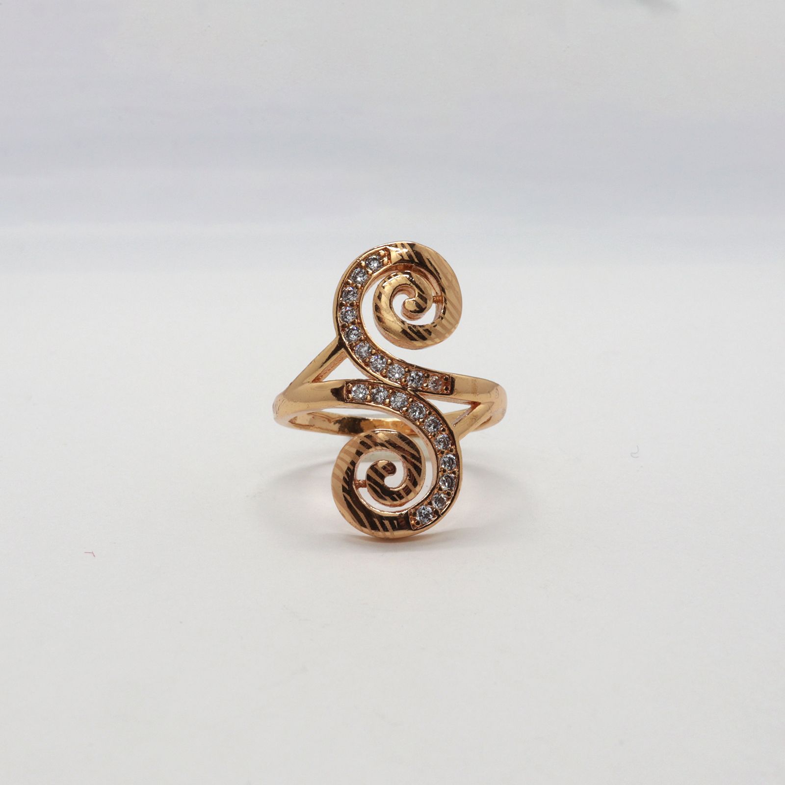 「ツインスパイラル」デッドストックリング イギリス