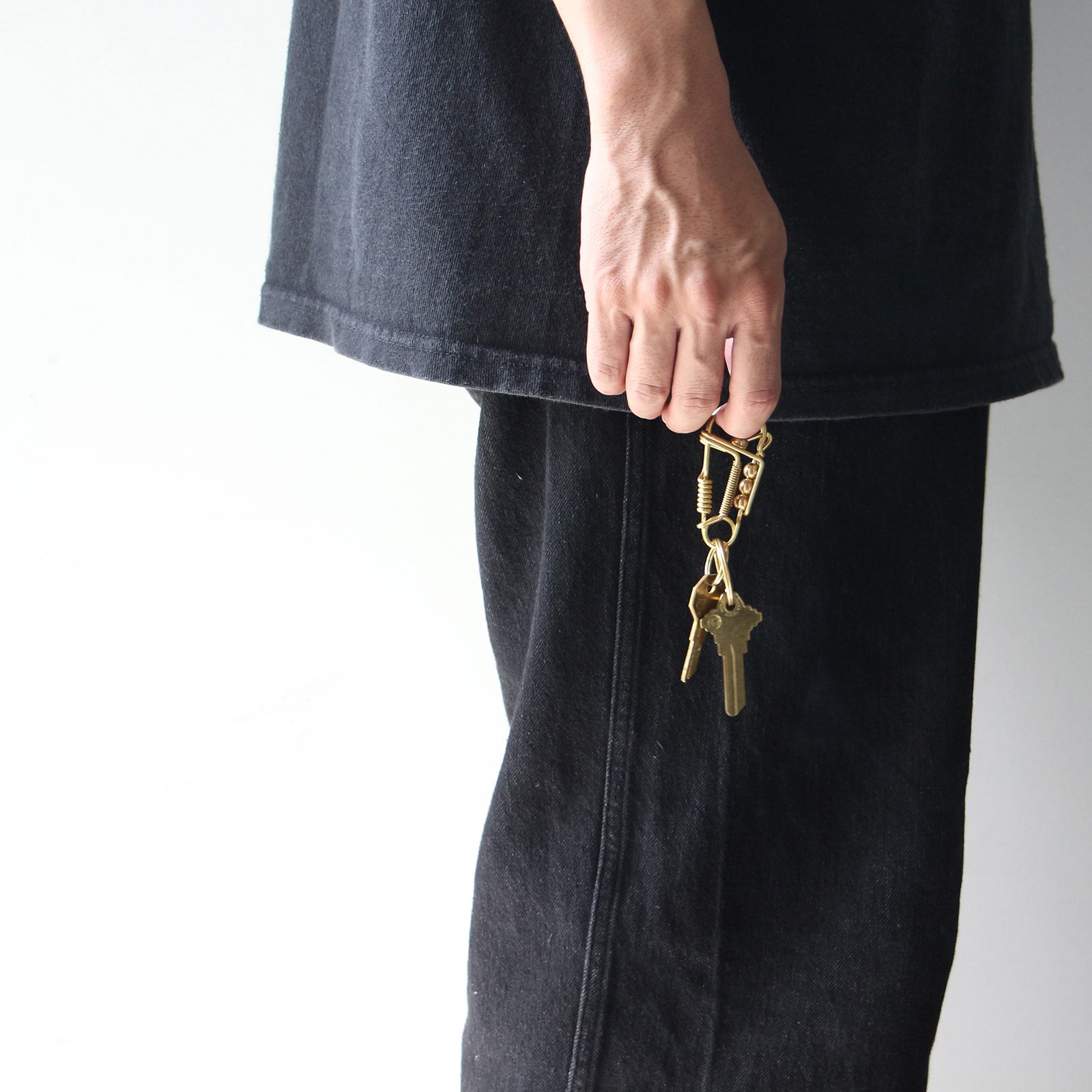 Metal Wire Carabiner ゴールド