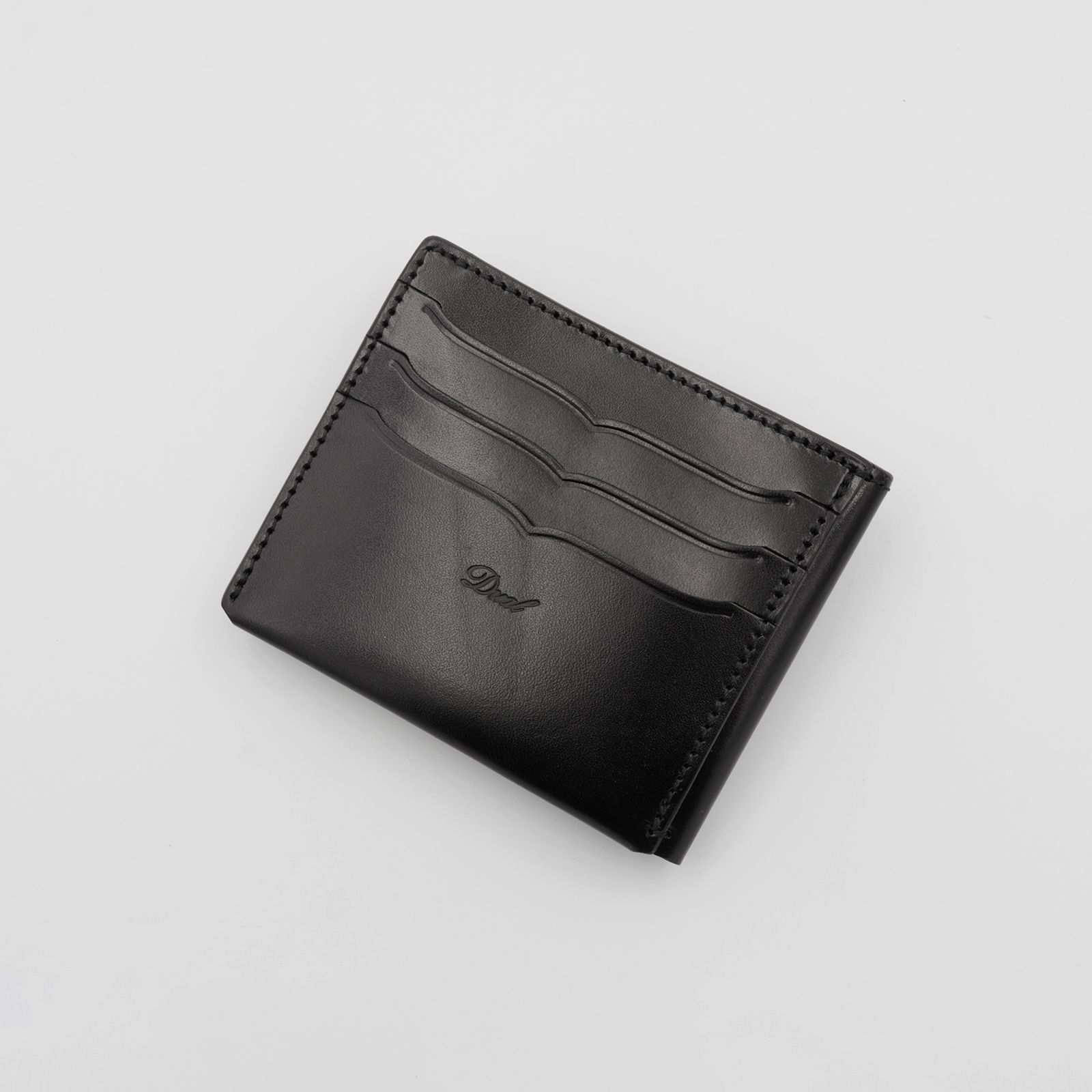 【Dual】スリムウォレット サドルプルアップ ブラック