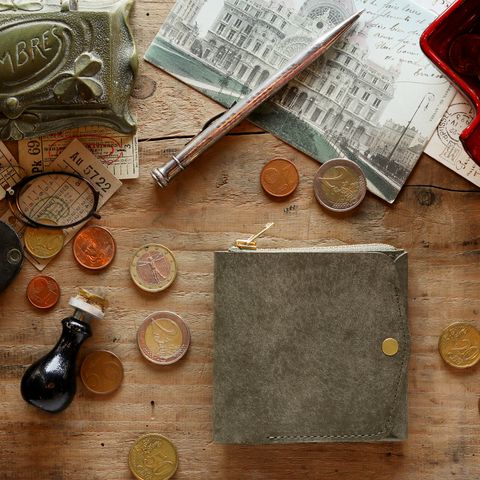 「小さく薄い財布SAKU ver.3 Pueblo」grigio