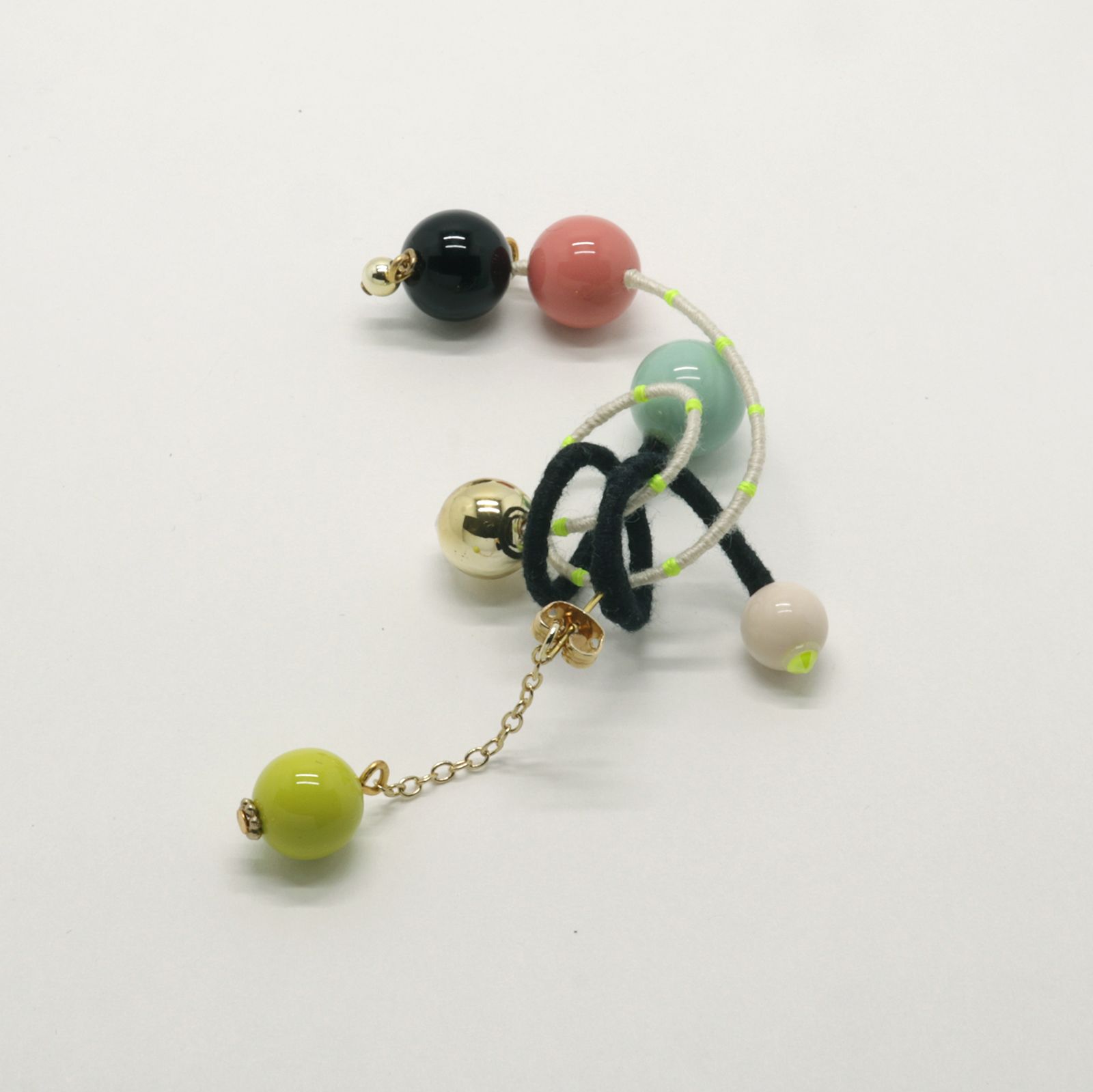 「STICK Atome」ピアス（片耳）【La cosmologie de sachikoism】