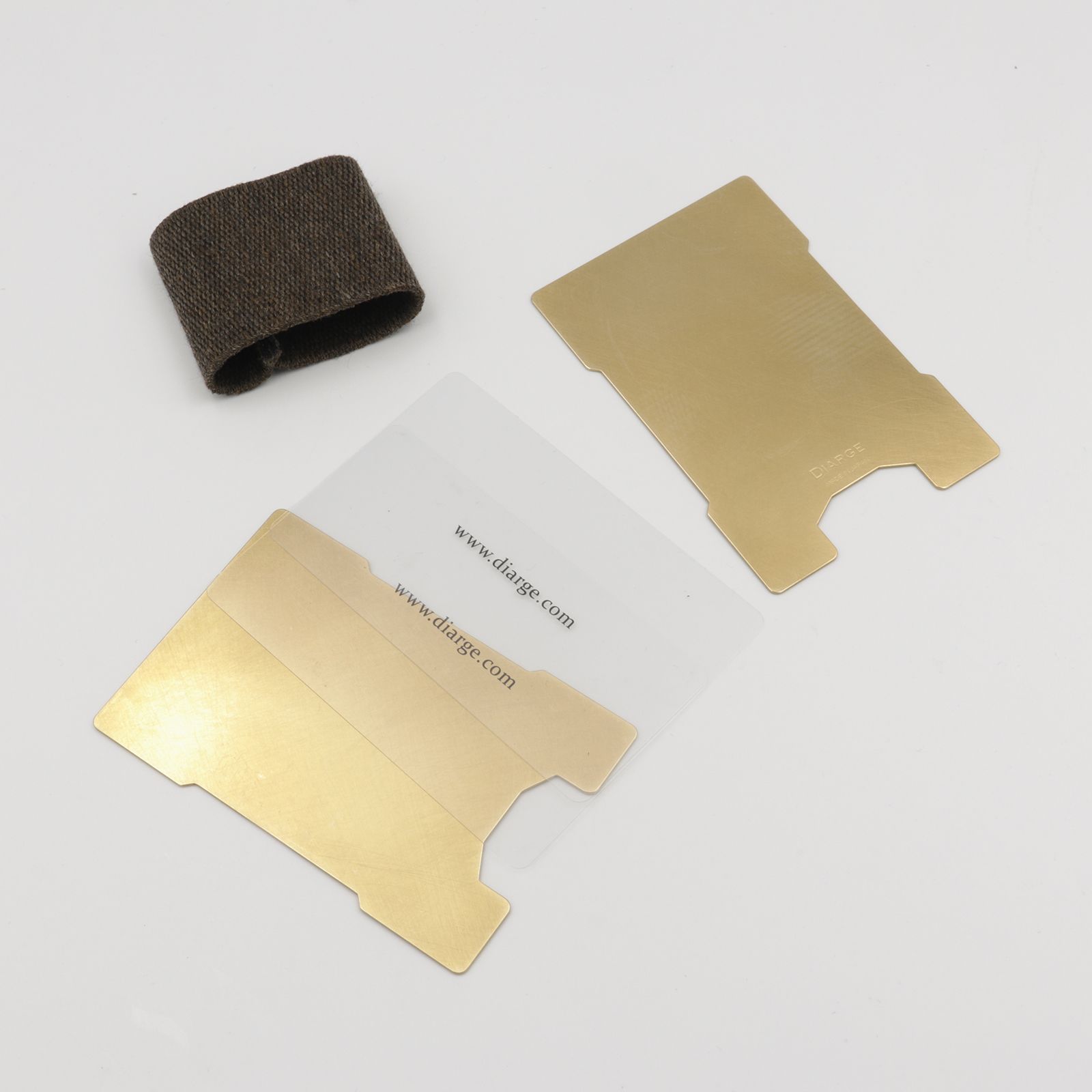 「METAL PLATE CARD HOLDER」カードケース シルバー