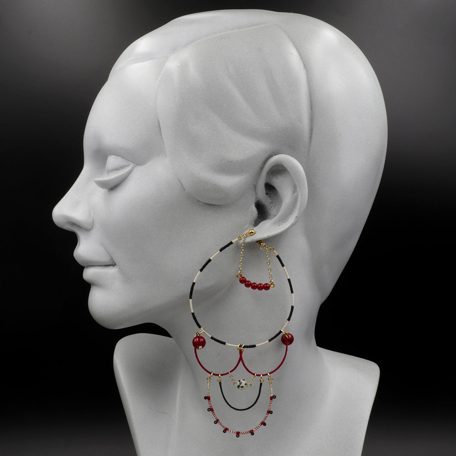 「Fete de l'eau ORNEMENT シングル」片耳ピアス