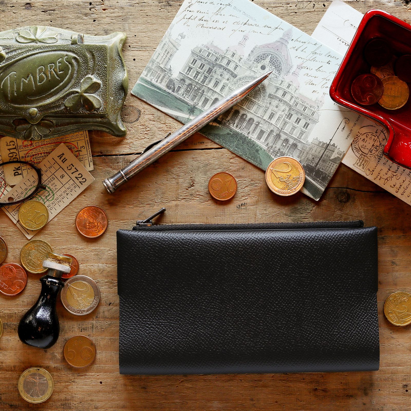 「小さく薄い長財布UNO ver.2 Noblessa」black