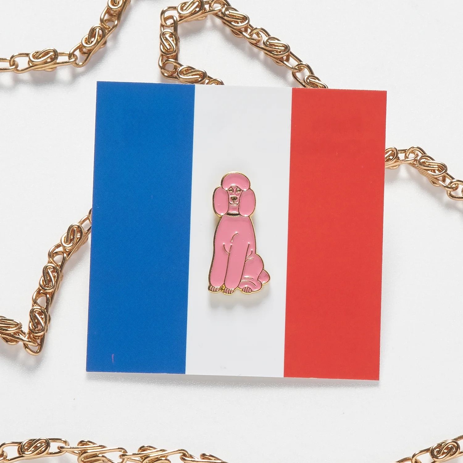 「Poodle pink」ピンズ パリコレクション