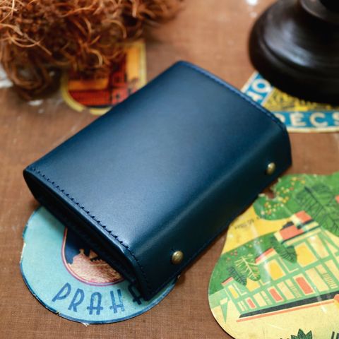 【送料無料対象外】「millefoglie II P25」ミニ財布 ブルー