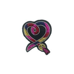 「Heart Snake」ブローチ