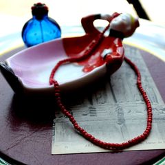 「70s カラフルカラービーズ」ネックレス チェコスロバキア