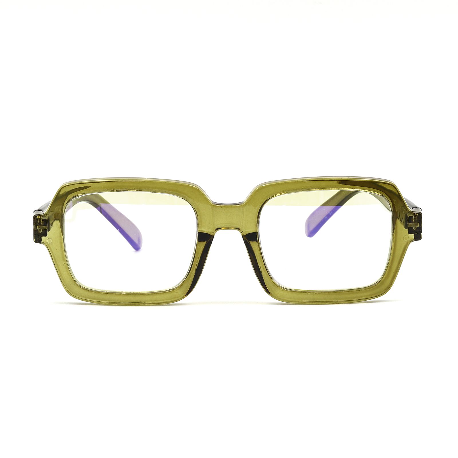 「SQUARE」ブルーライトリーディンググラス moss