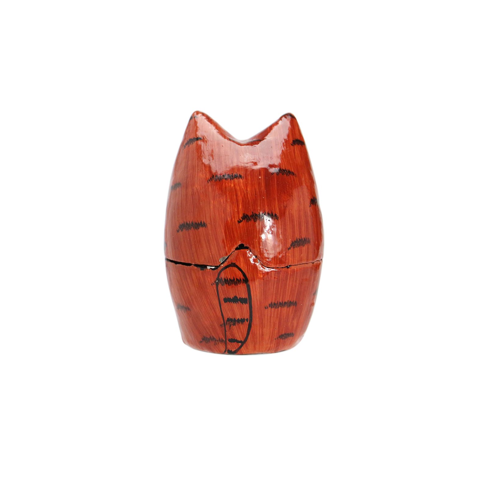 「PAPIER MACHE STANDING CAT」BROWN