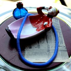 「70s ワンカラーリングプラビーズ」ネックレス フランス