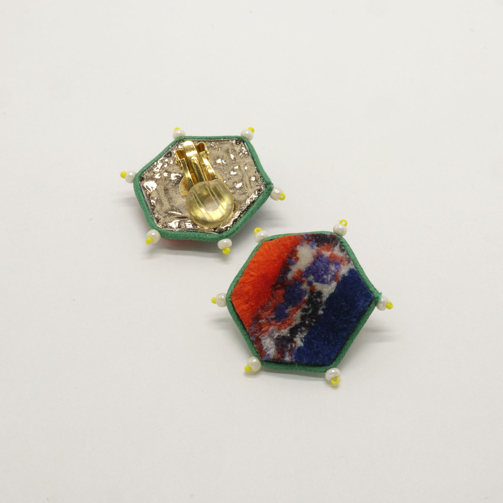 「TRIBO Hexagon」イヤリング【La cosmologie de sachikoism】