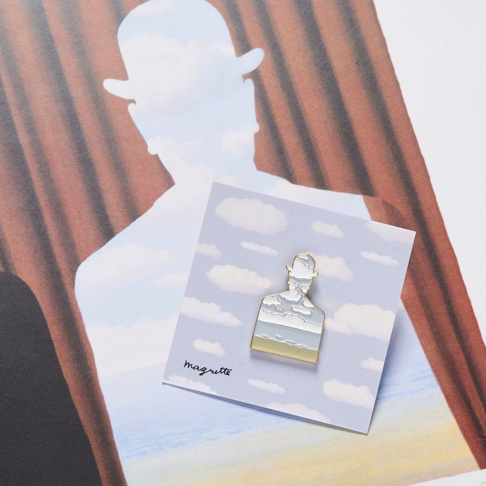 「Silhouette」ピンズ ルネ・マグリット