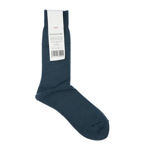 Giza Cotton Mercerized Socks ブルー 靴下