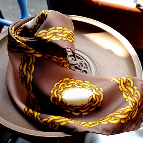 「チェーンモザイク」ヴィンテージスカーフ PALOMA PICASSO