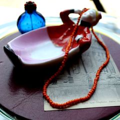 「70s カラフルカラービーズ」ネックレス チェコスロバキア