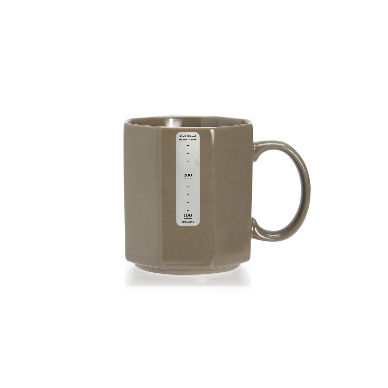 PORCELAIN MEASURING MUG "Gray"