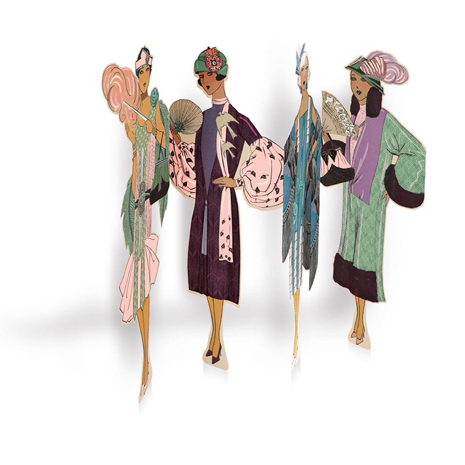 「5 BOOKMARKS "Les Annees Folles"」ブックマーク MON PETIT ART フランス