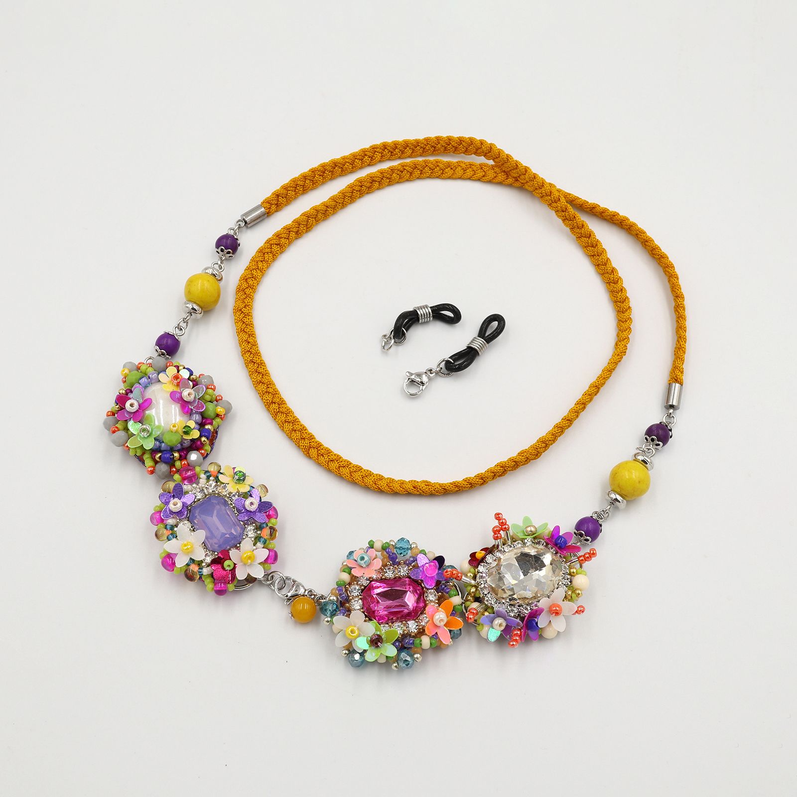 「tresor BIJOUX FLEUR」グラスチェーン/ネックレス