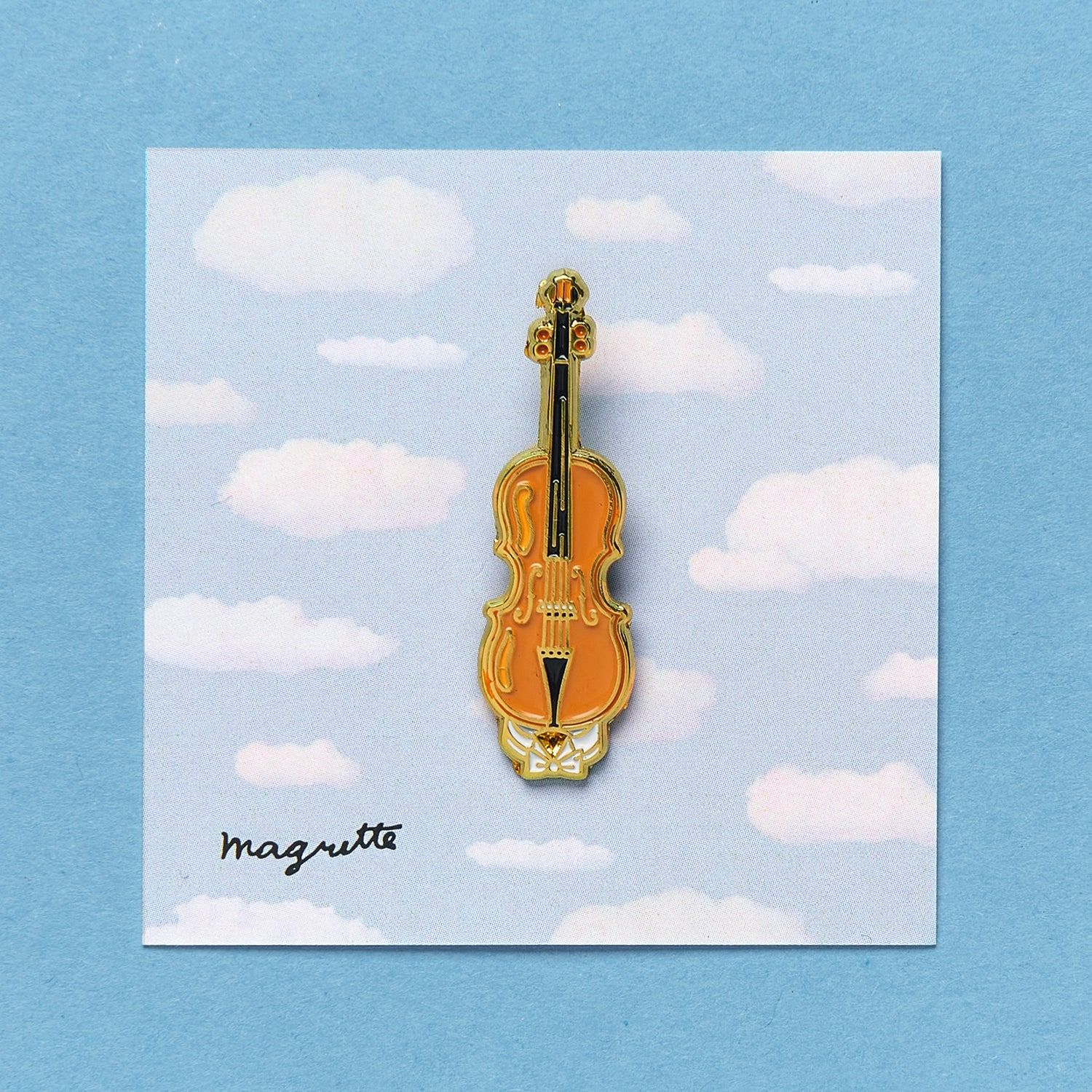 「Violin」ピンズ ルネ・マグリット