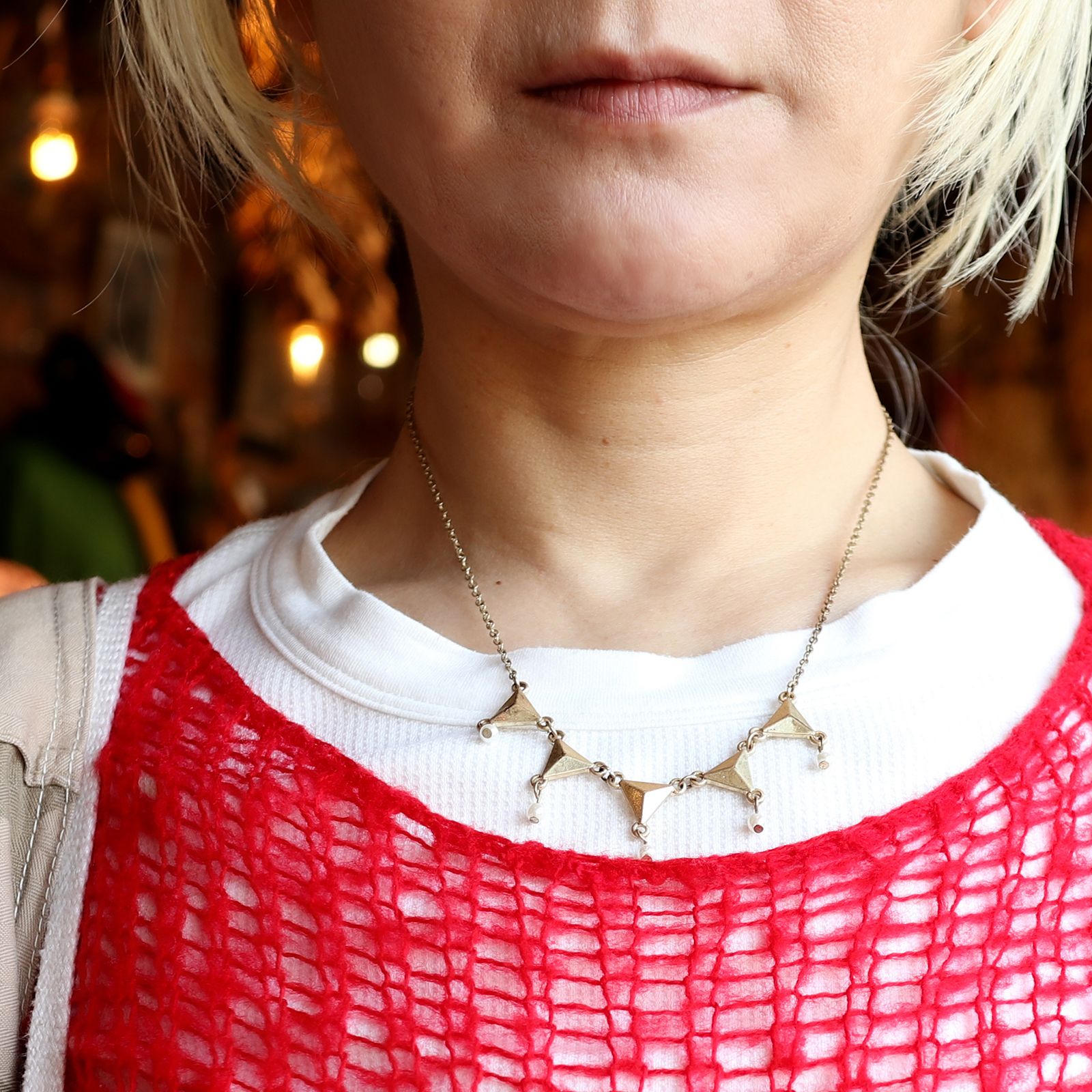 「ピラミッドパール」ネックレス ヨーロッパ