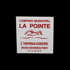 「CAMPING MONICIPAL LA POINTE」ヴィンテージステッカー ヨーロッパ