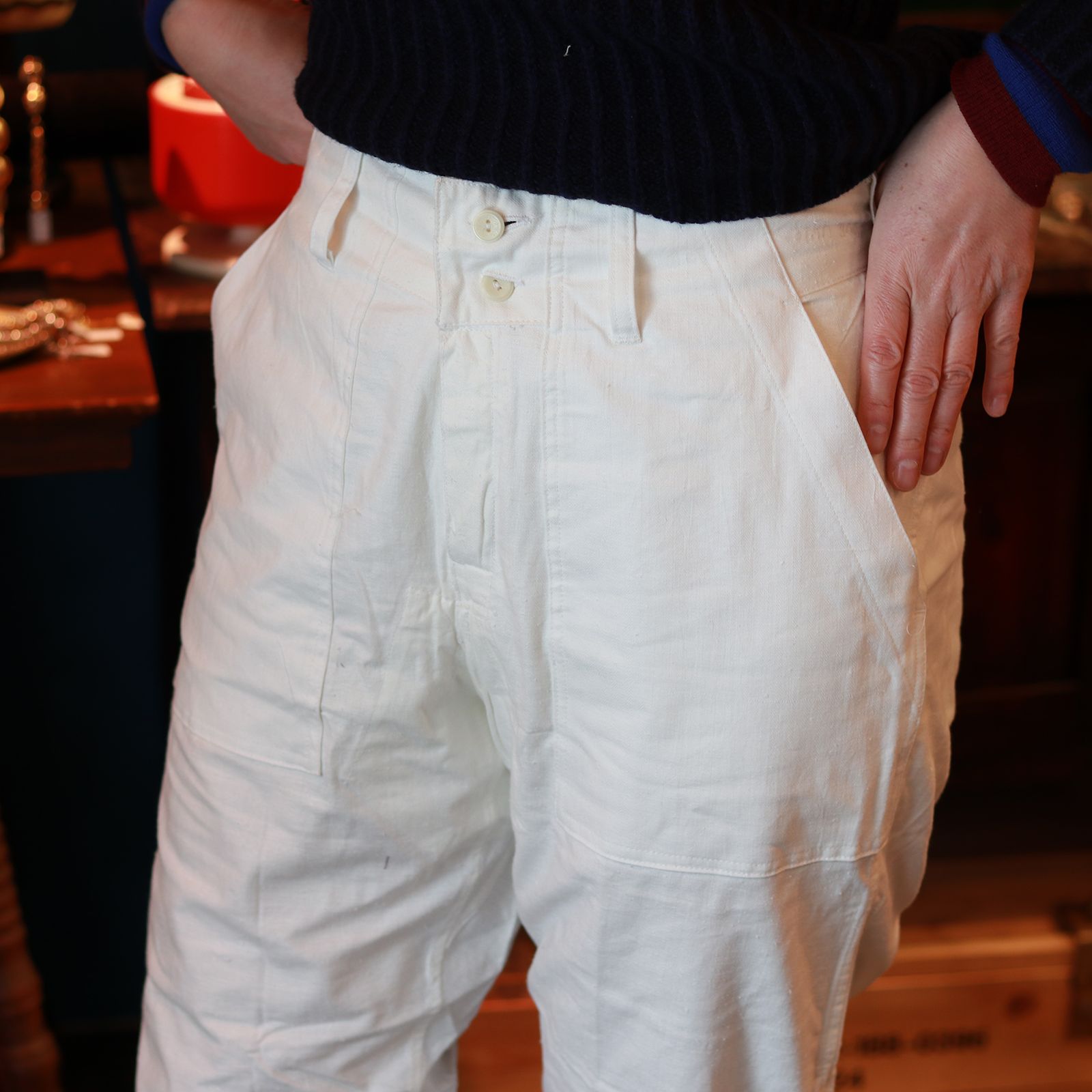 「ロシア軍 リメイクベイカーポケットスリーピングパンツ」デッドストックリメイク ロシア 1980s