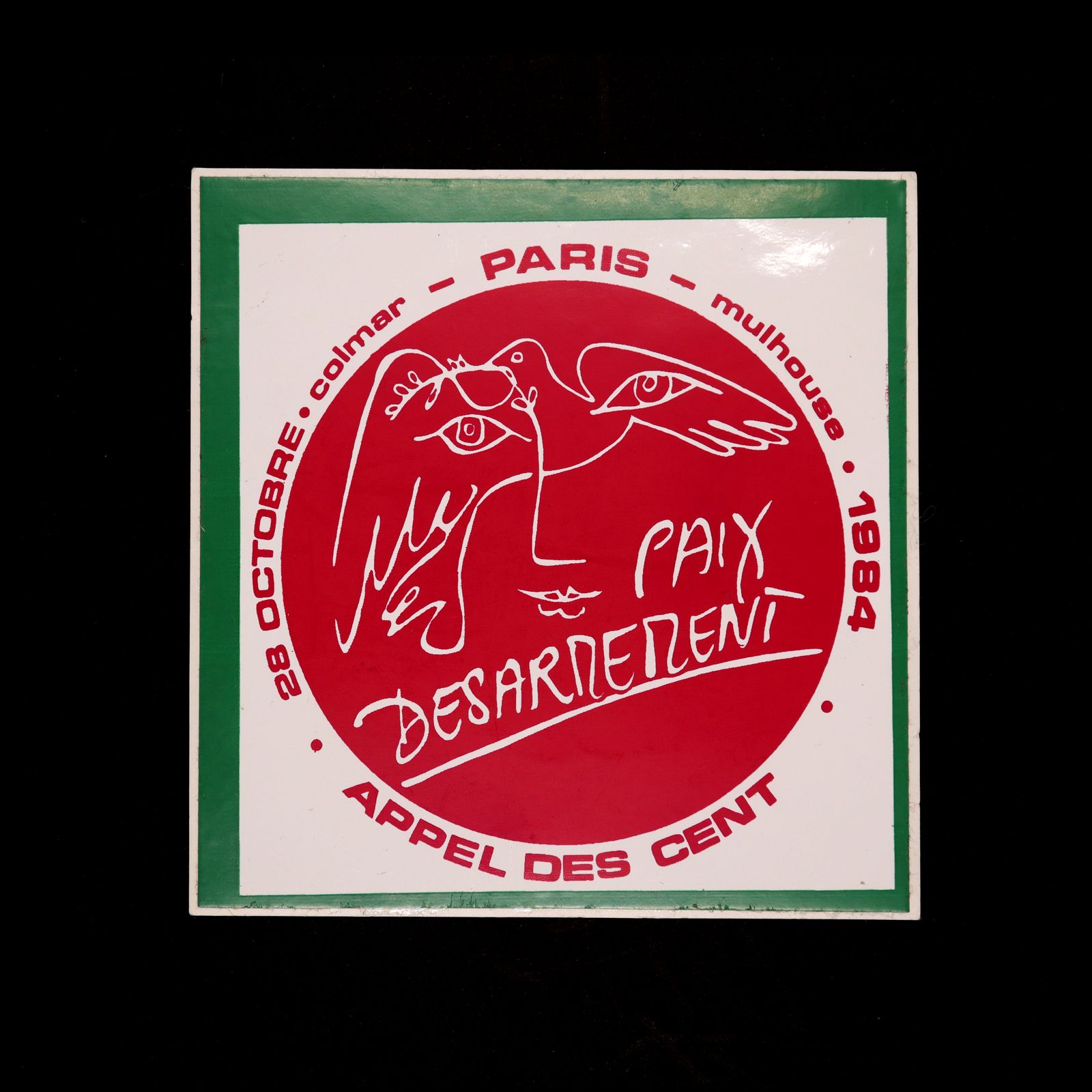 PAIX DESARMEMENT ヴィンテージステッカー フランス
