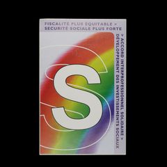 「ACCORD INTERPROFESSIONNEL SOLIDAIRE」ヴィンテージステッカー ヨーロッパ