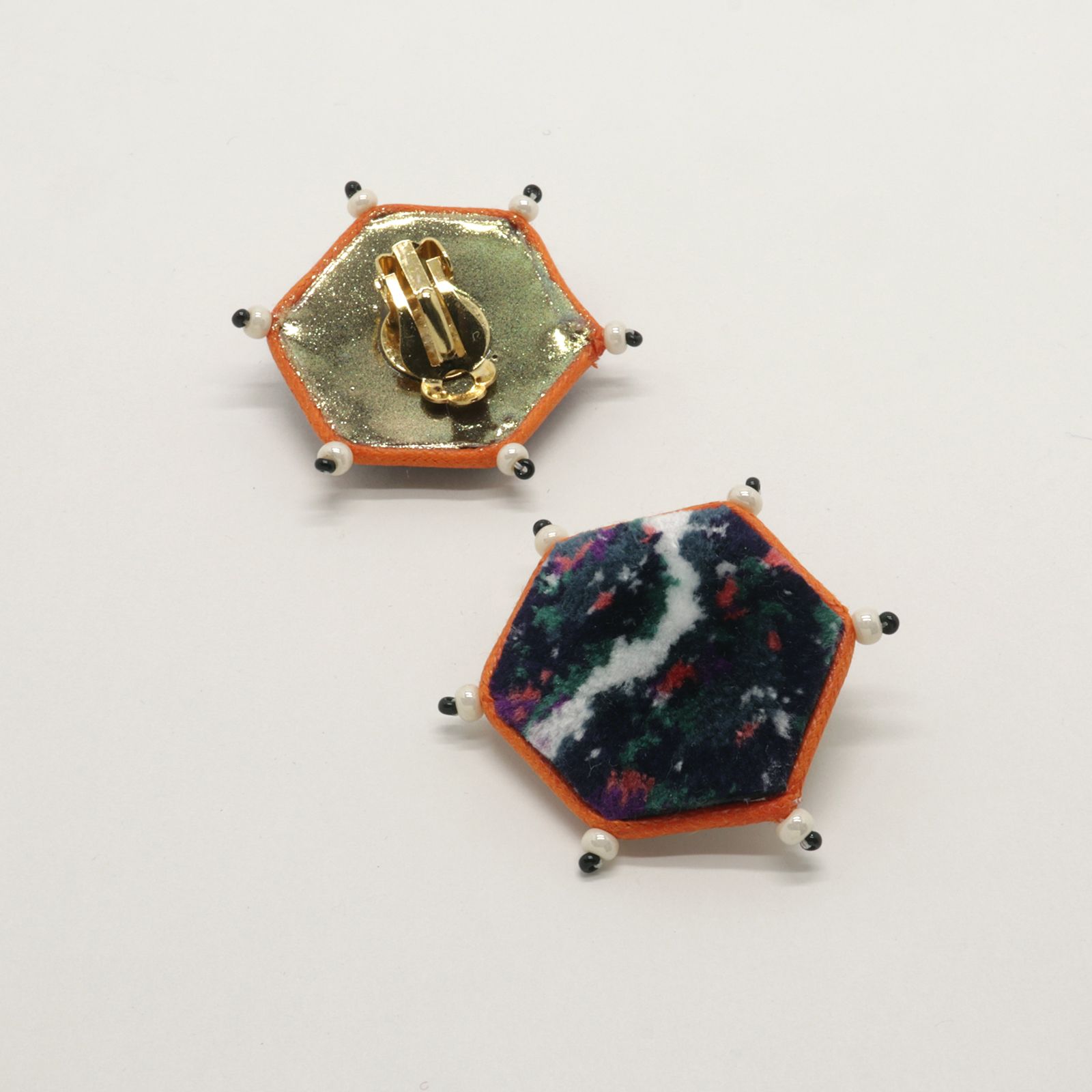 「TRIBO Hexagon」イヤリング【La cosmologie de sachikoism】