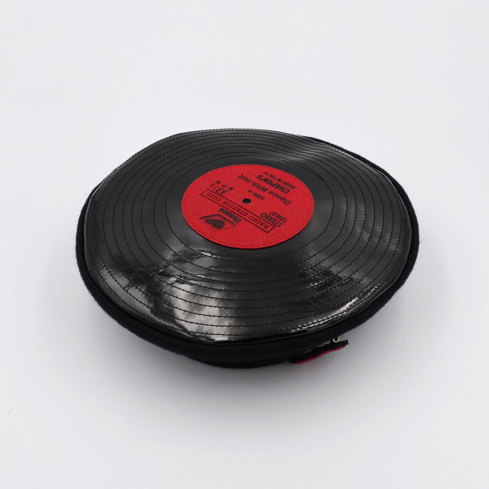 【送料無料対象外】エナメルレコードベレー Radio Station Copy Edition レッド×ブラック