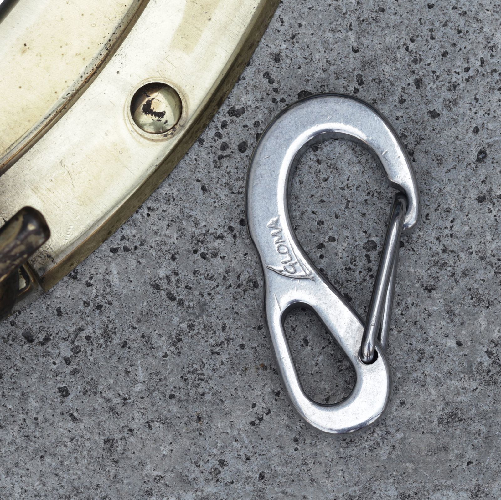 「CARABINER L」カラビナキーリング GLOMA NAUTICA スペイン