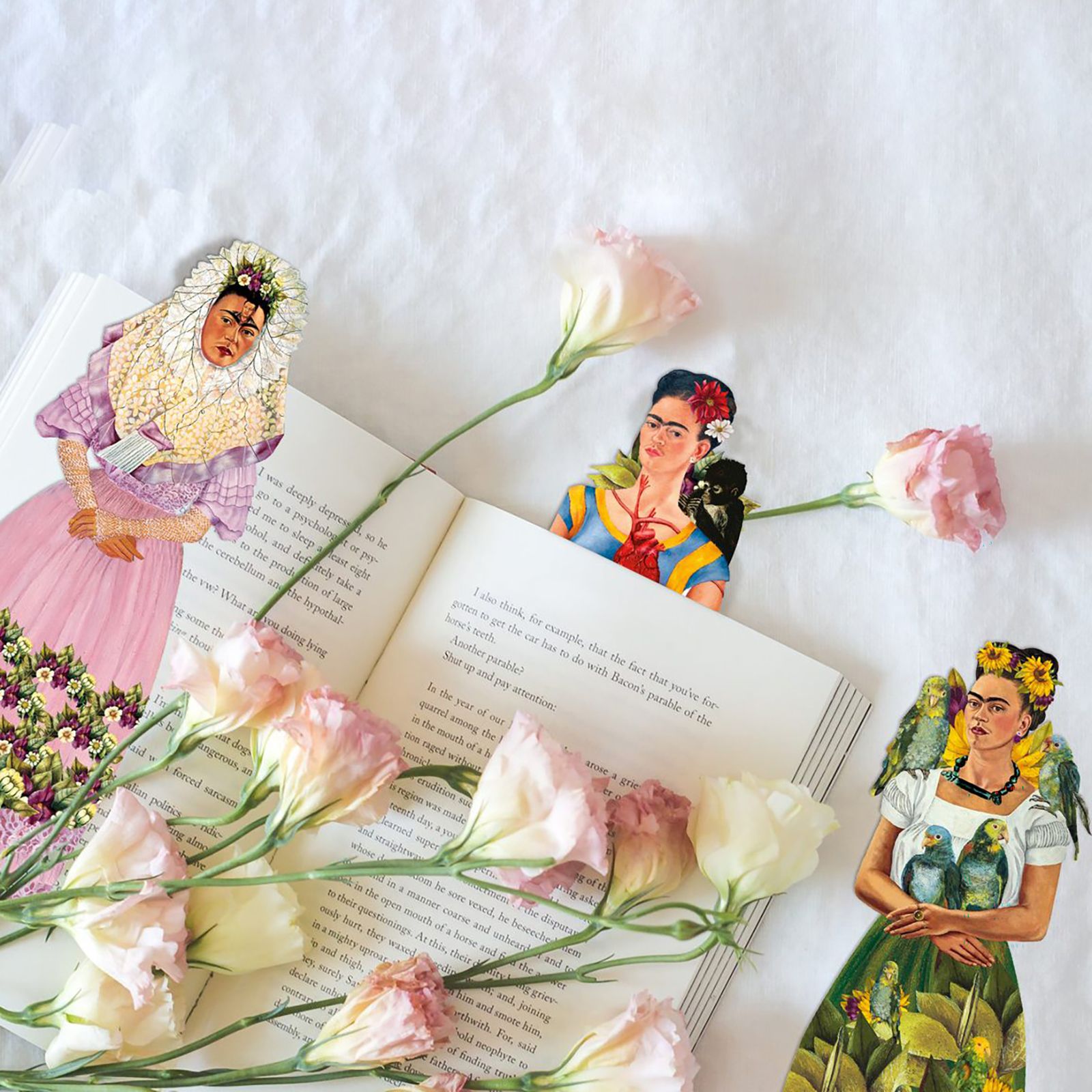 「5 BOOKMARKS "Frida Kahlo"」ブックマーク MON PETIT ART フランス
