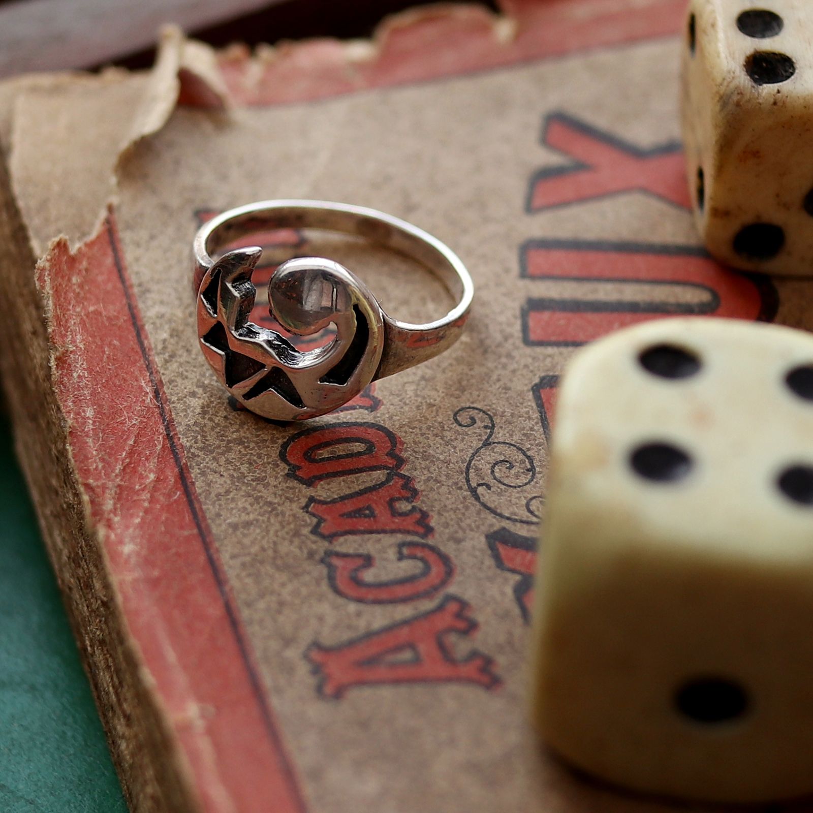 「アブストラクトムーン」リング ヨーロッパ silver925