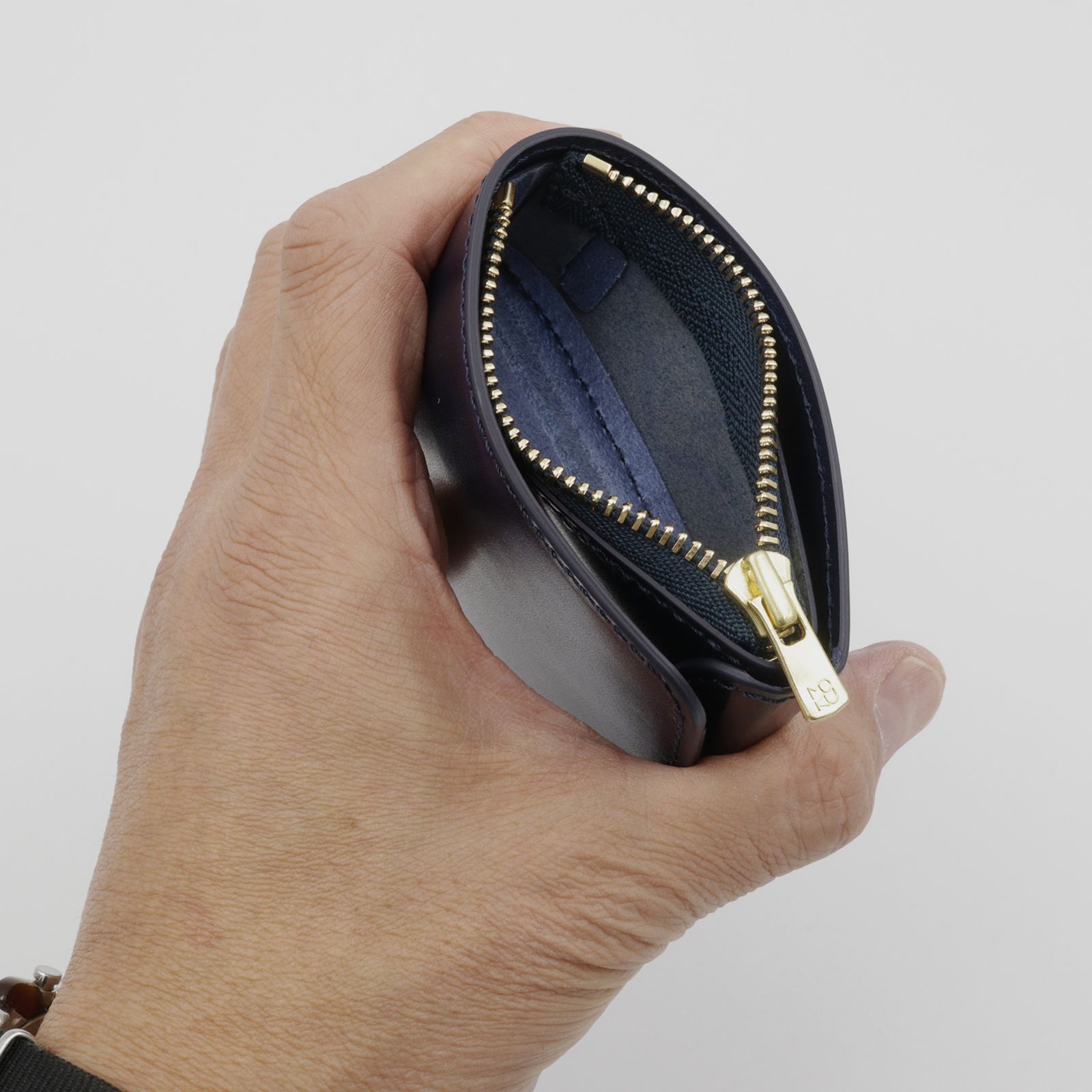 「小さく薄い財布SAKU ver.3 Plus Rugato」blue