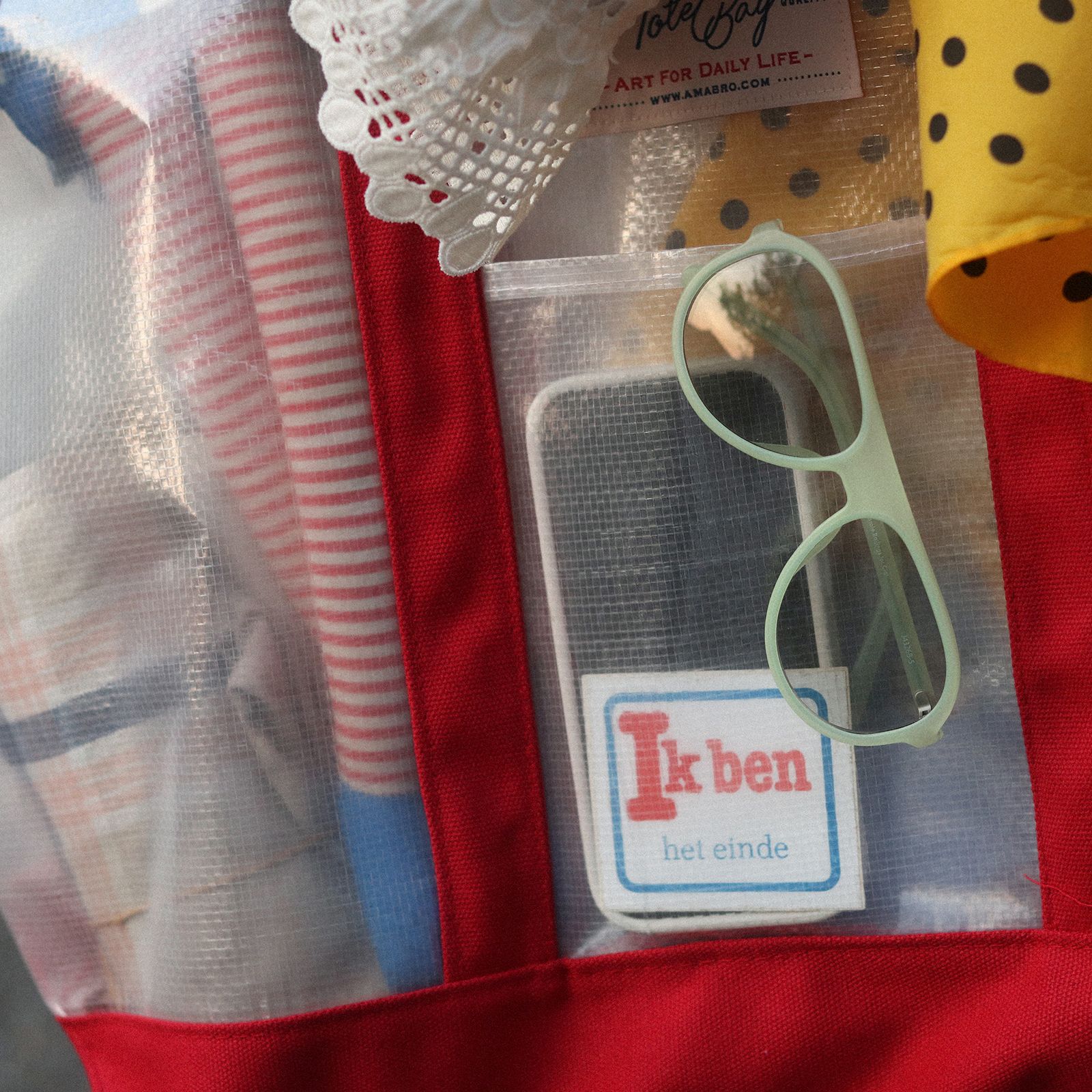 「PE TOTE BAG S」ネイビー