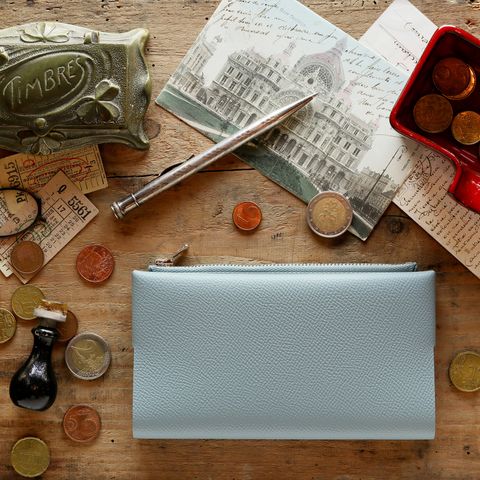 「小さく薄い長財布UNO ver.2 Noblessa ノブレッサ」スカイ