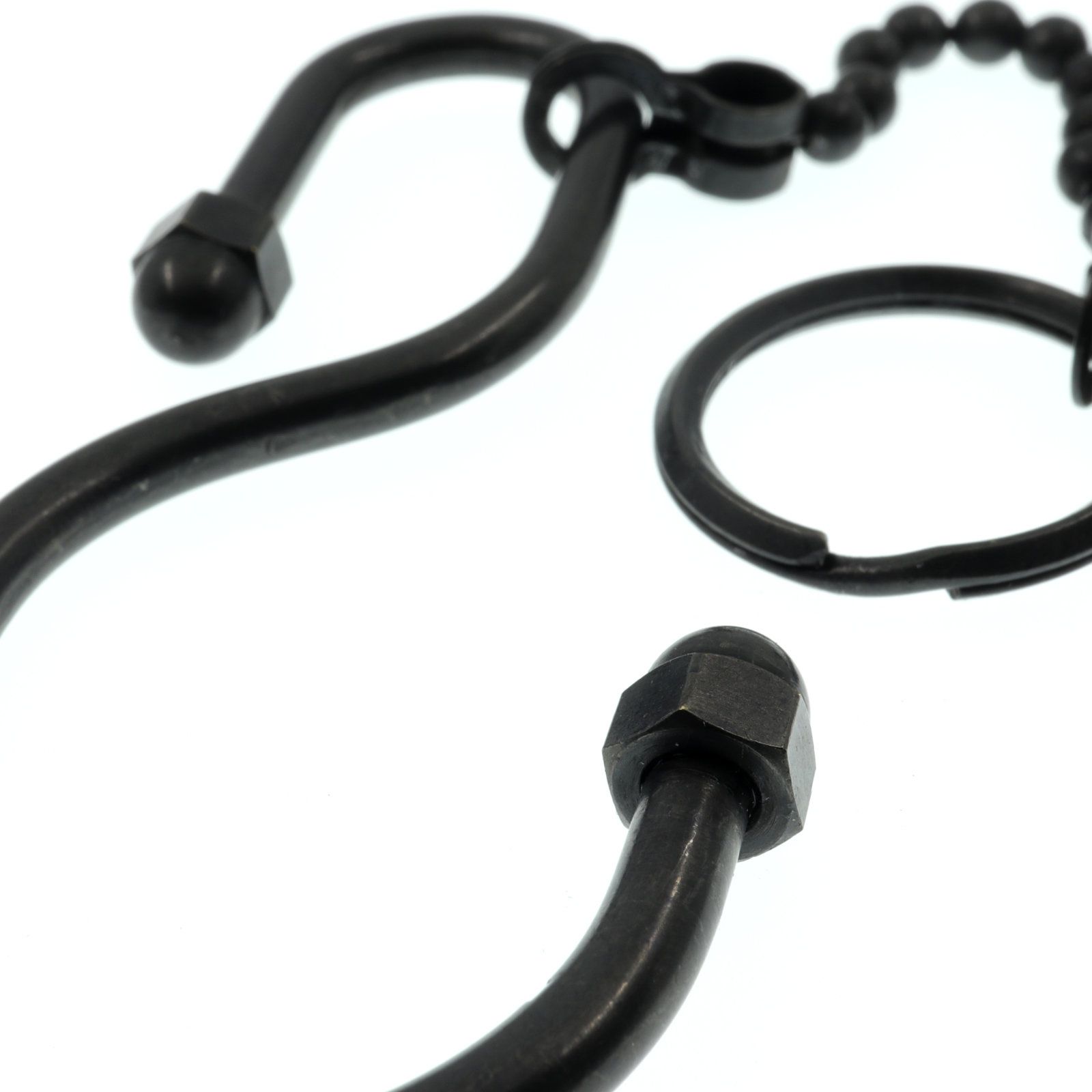 「CAPTAIN HOOK KEY RING」キーリング ブラック
